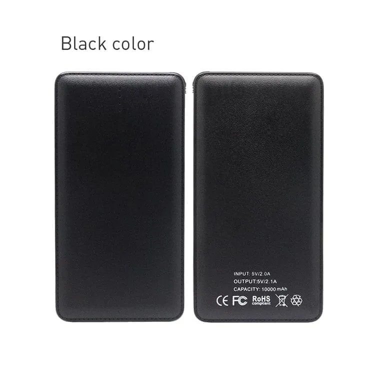 10000mah Leather Powerbank