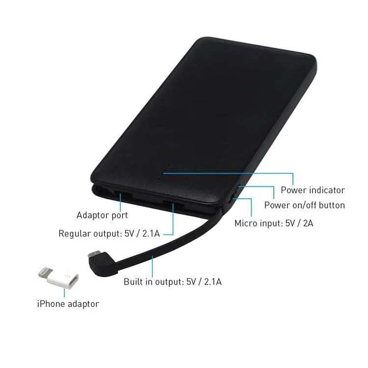 10000mah Leather Powerbank