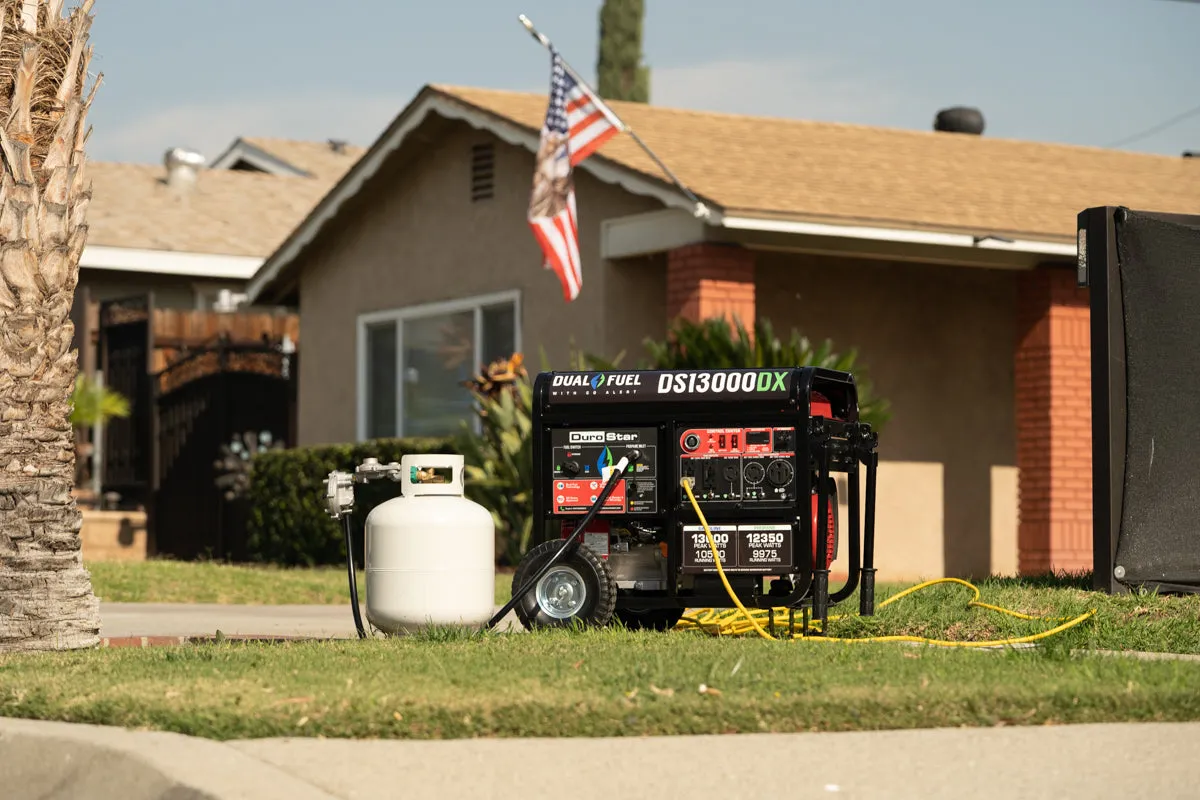 13,000 Watt Dual Fuel Portable Generator w/ CO Alert