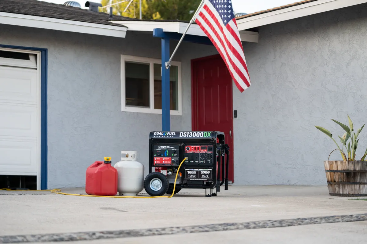 13,000 Watt Dual Fuel Portable Generator w/ CO Alert