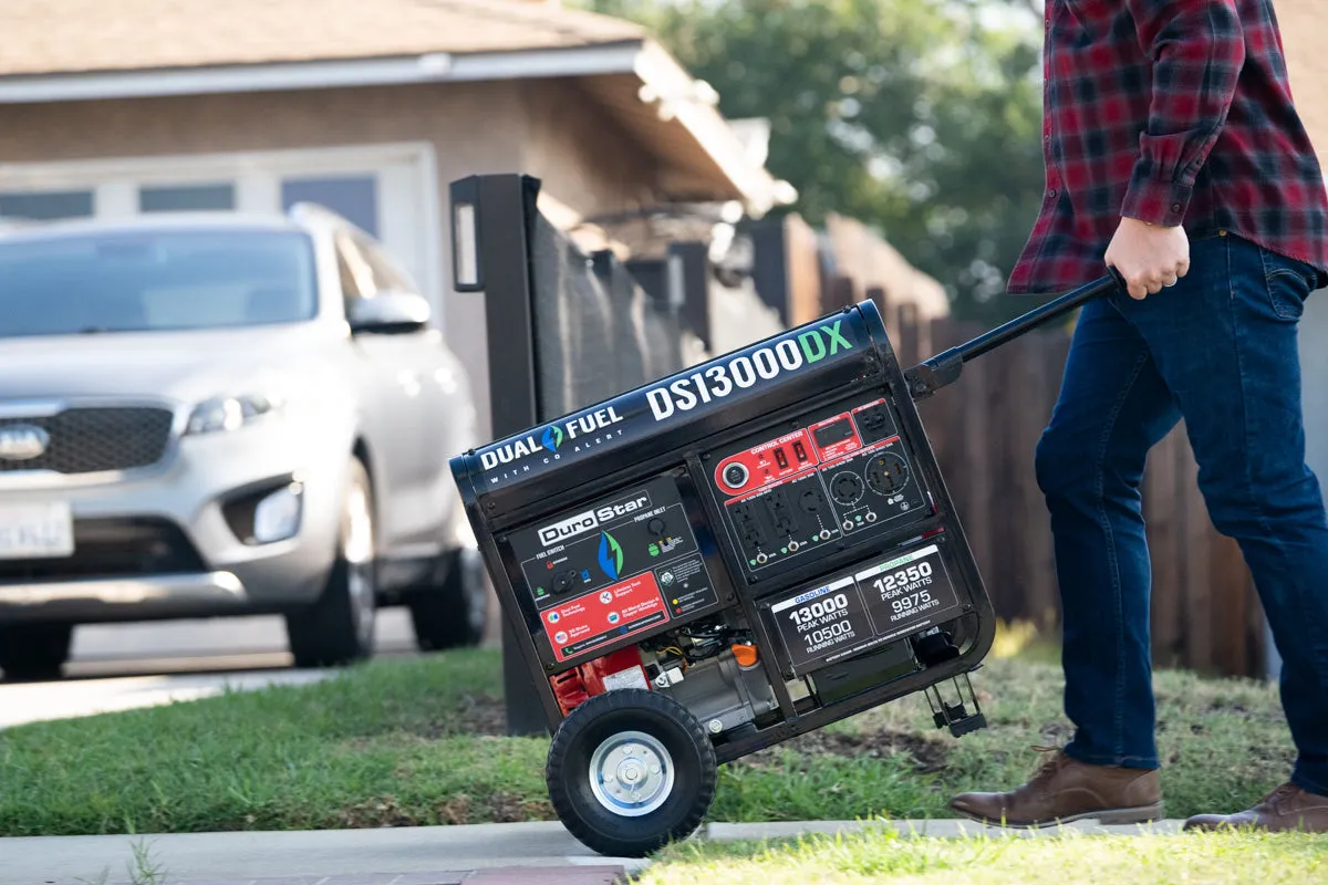 13,000 Watt Dual Fuel Portable Generator w/ CO Alert