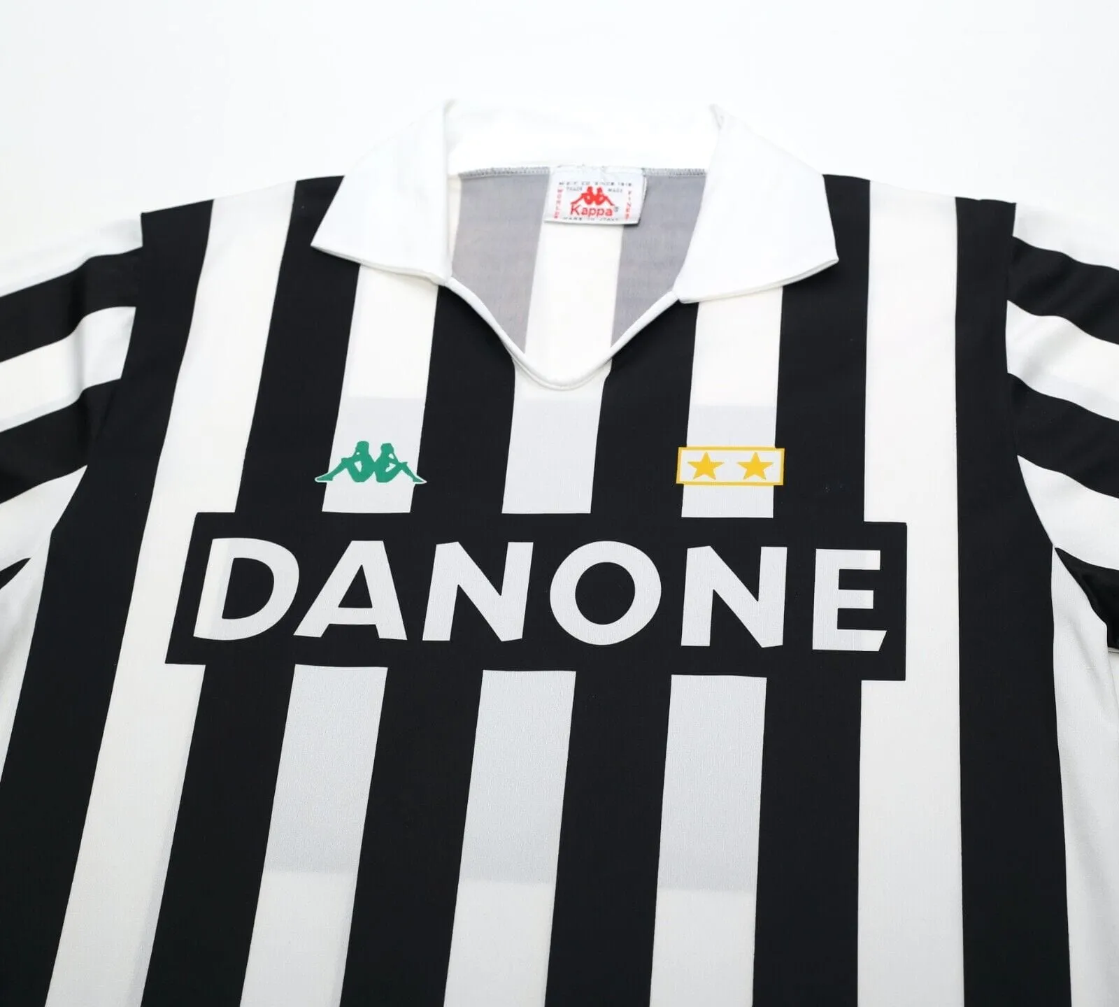 1990/91 BAGGIO #10 Juventus Vintage Kappa Home Football Shirt Jersey (M/L)