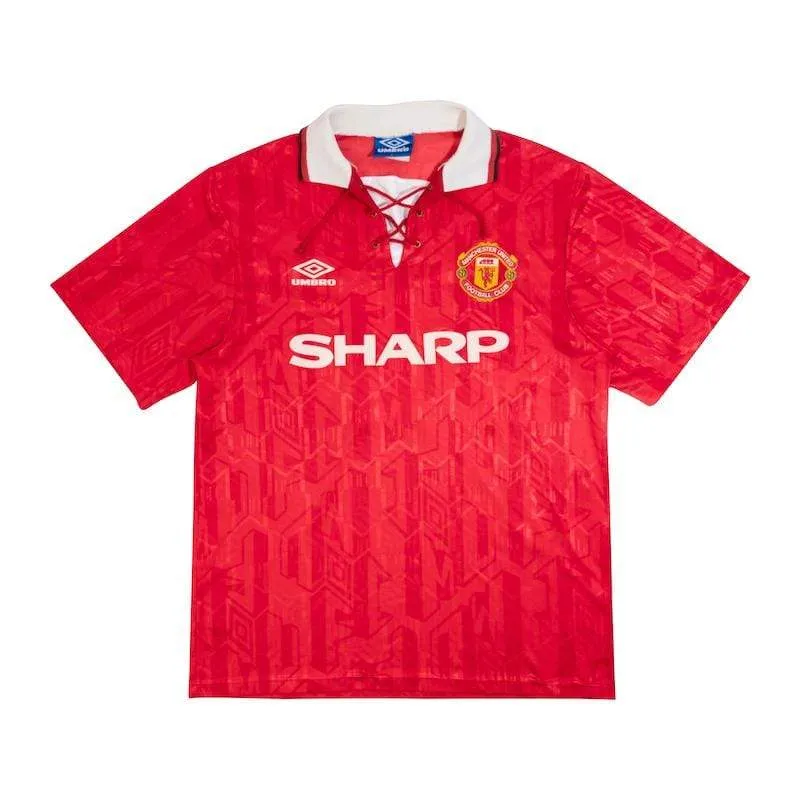 1992-94 Manchester United Umbro Home Shirt M (Excellent)