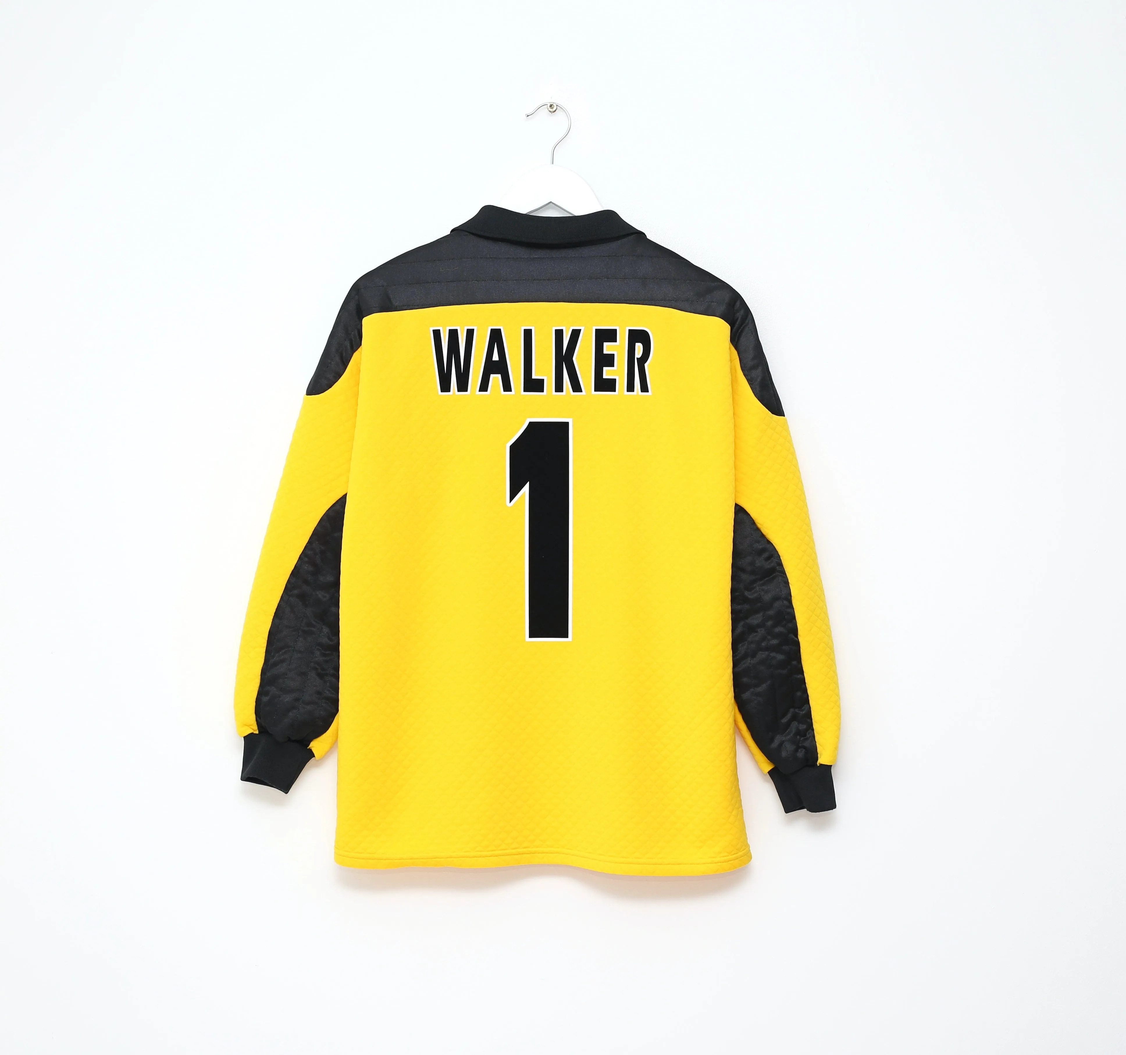 1995/96 WALKER #1 Tottenham Hotspur LS Vintage PONY GK Football Shirt (M)