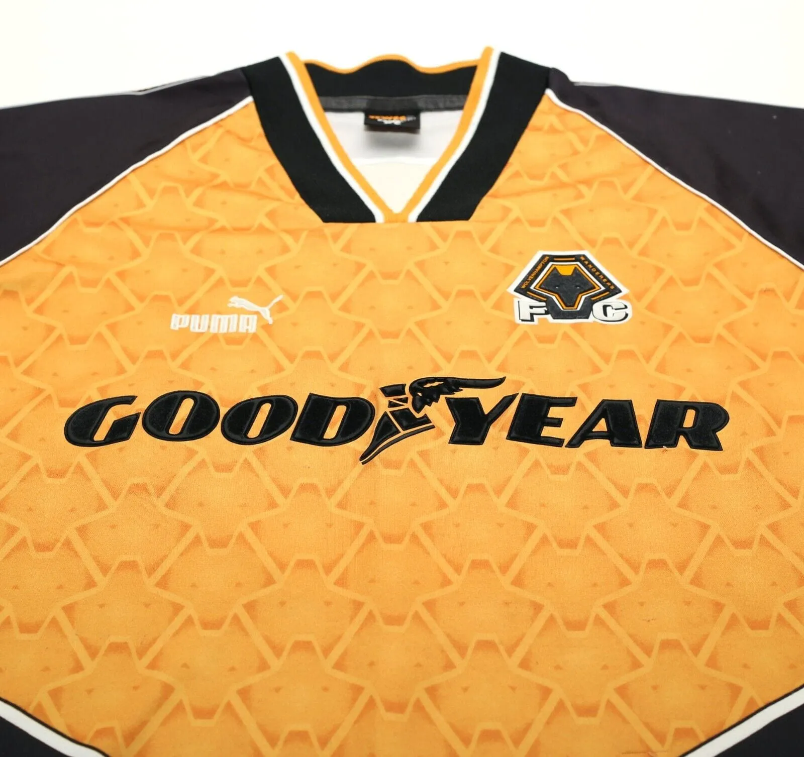 1996/98 WOLVERHAMPTON WANDERERS PUMA Home Football Shirt (XL) Wolves