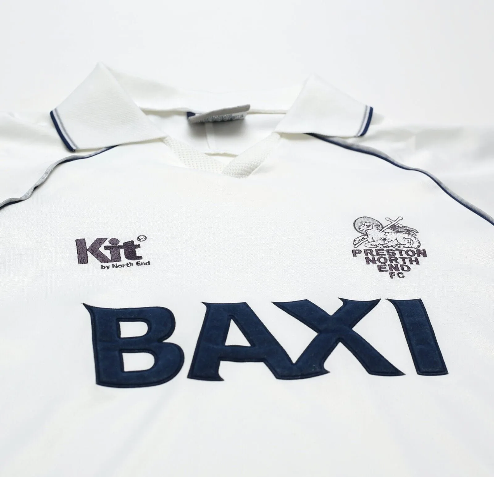 1998/00 PRESTON NORTH END Vintage Kit By North End Football Shirt (L)