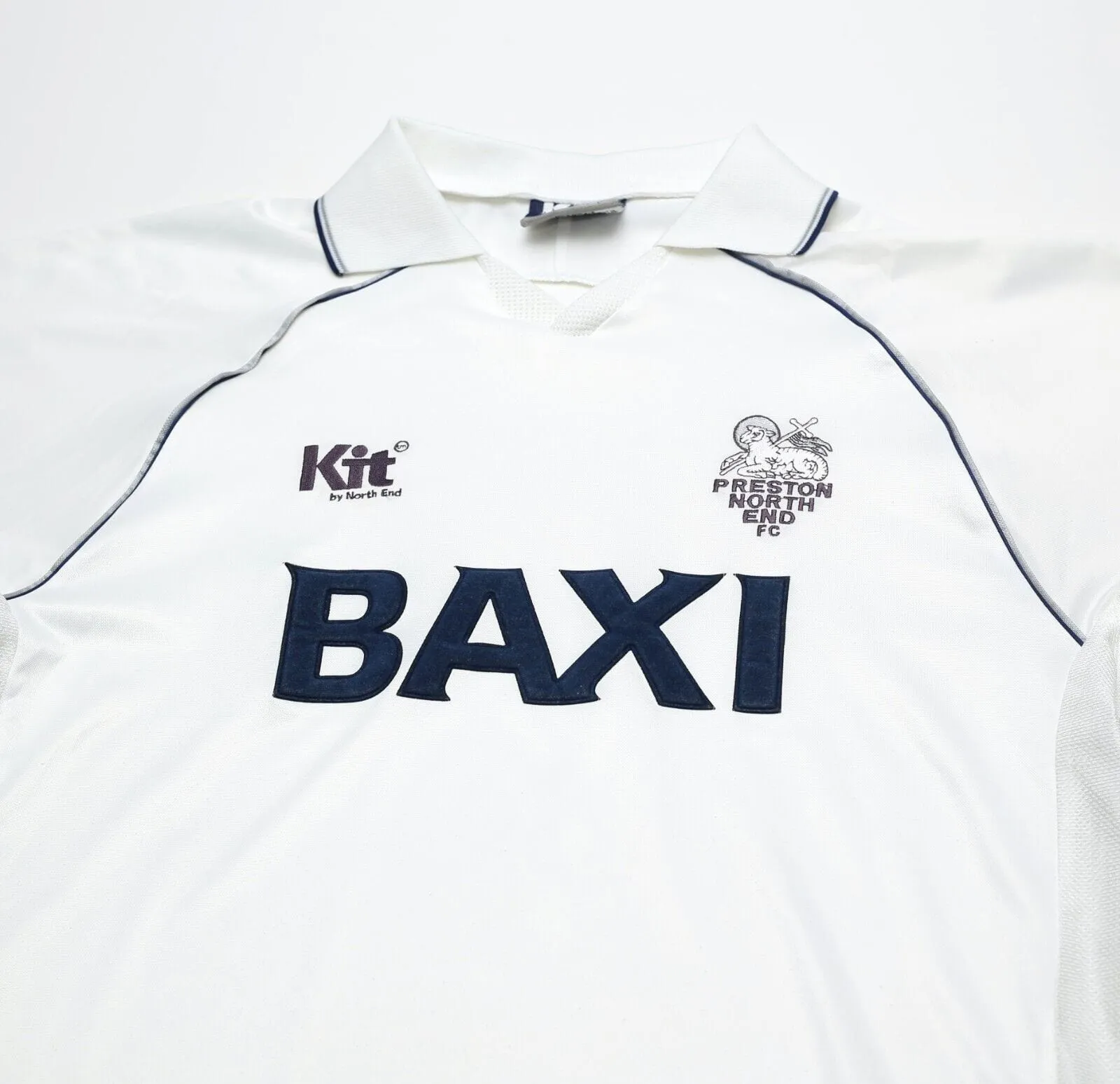 1998/00 PRESTON NORTH END Vintage Kit By North End Football Shirt (L)