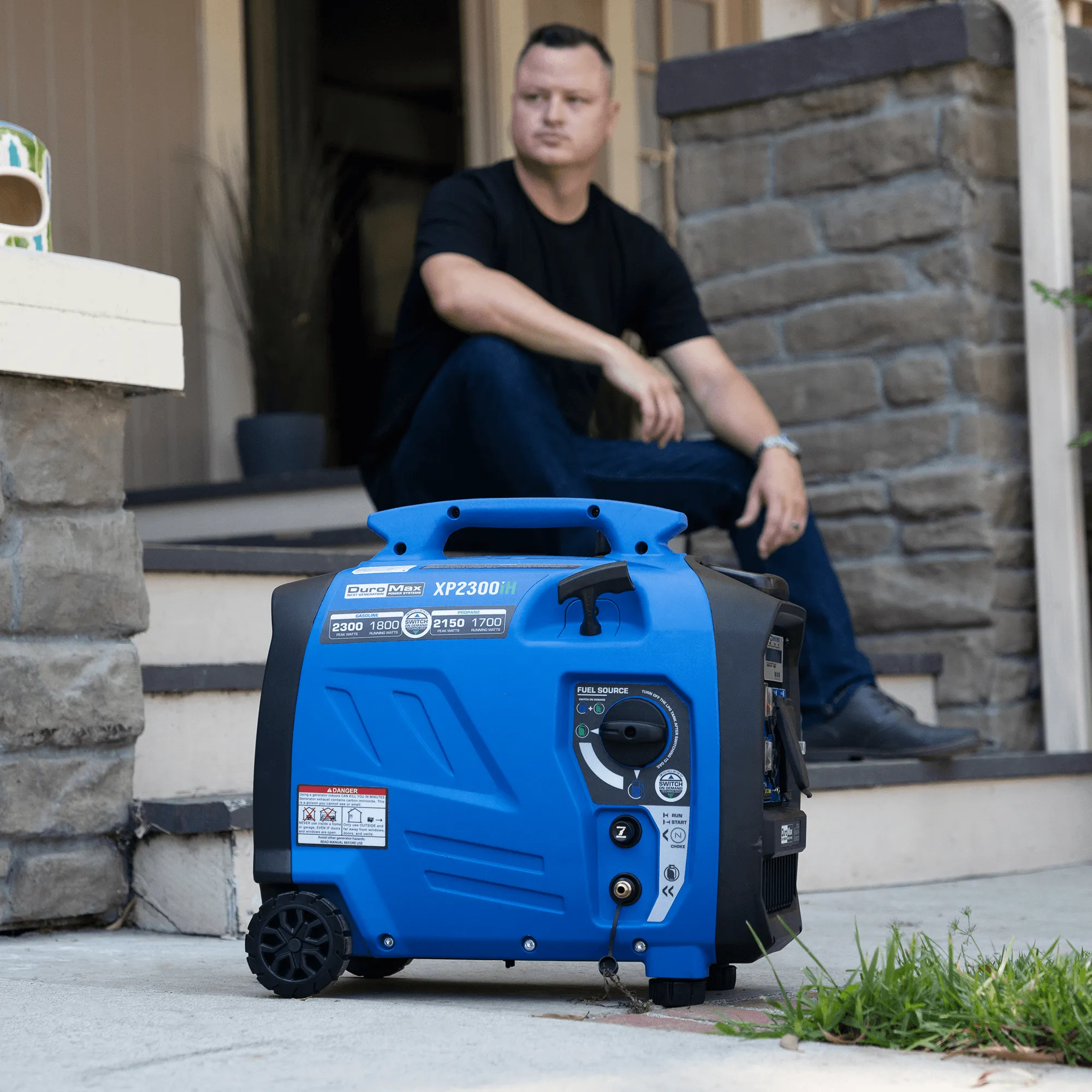 2,300 Watt Dual Fuel Portable Inverter Generator w/ CO Alert