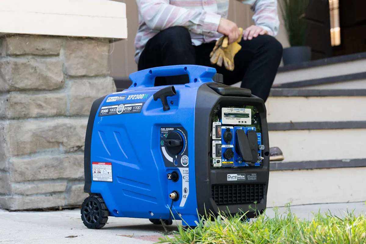 2,300 Watt Dual Fuel Portable Inverter Generator w/ CO Alert