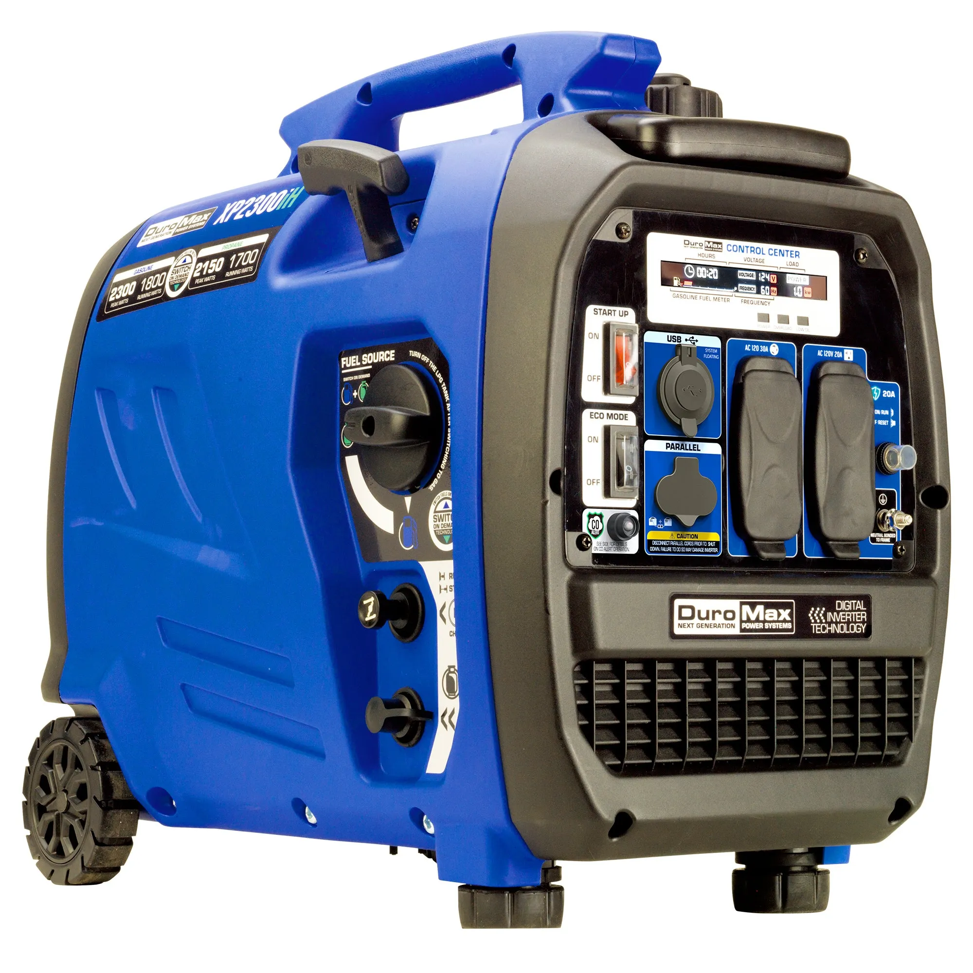 2,300 Watt Dual Fuel Portable Inverter Generator w/ CO Alert