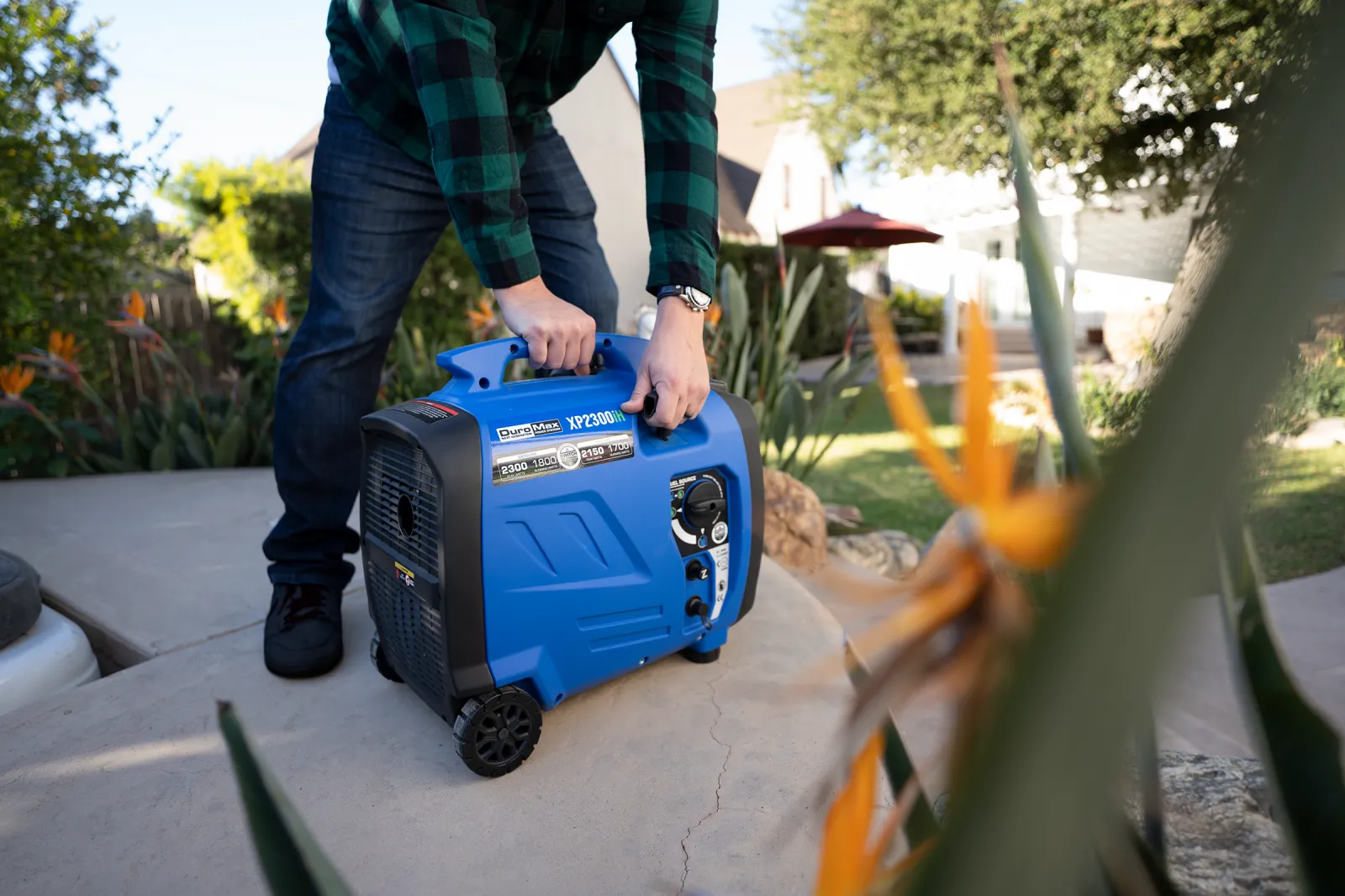 2,300 Watt Dual Fuel Portable Inverter Generator w/ CO Alert