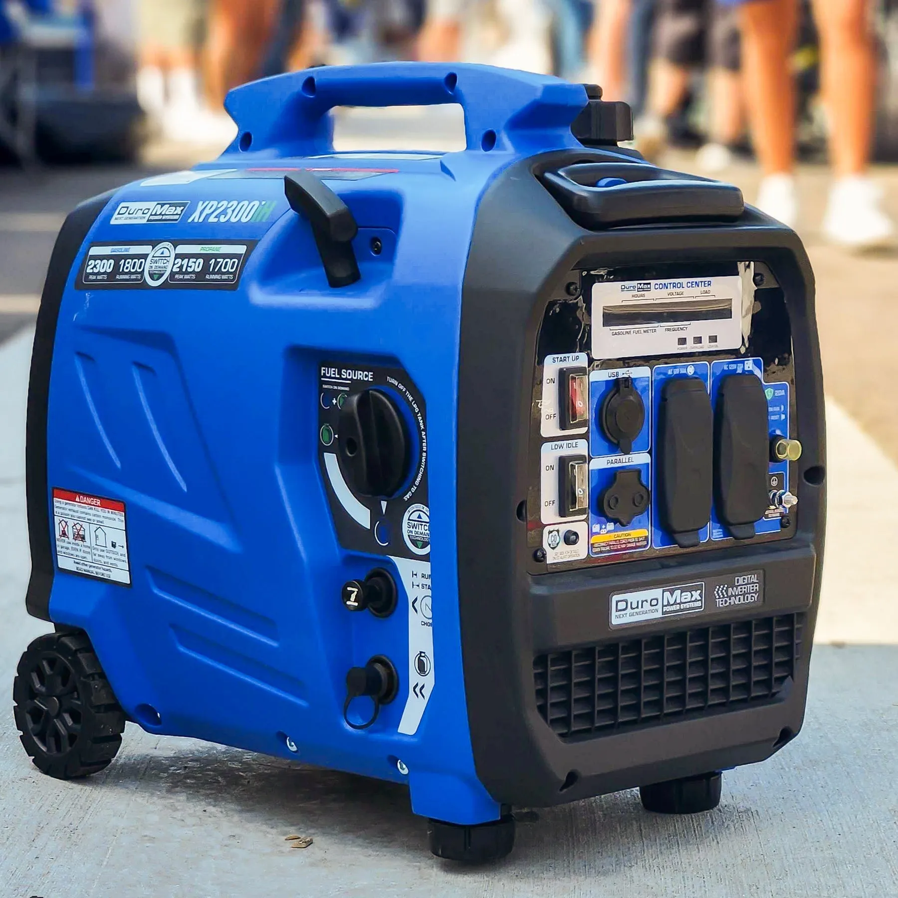 2,300 Watt Dual Fuel Portable Inverter Generator w/ CO Alert