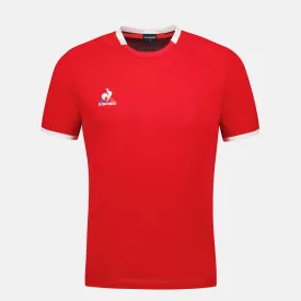 2320139-TENNIS Tee SS N°5 M pur rouge/new optica | T-shirt Homme