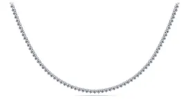 3 Prong Riviera Lab-Grown Diamond Necklace with 19.95 ct.(finished) 3.8mm