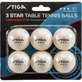 3-Star Table Tennis Balls (6 Pack)