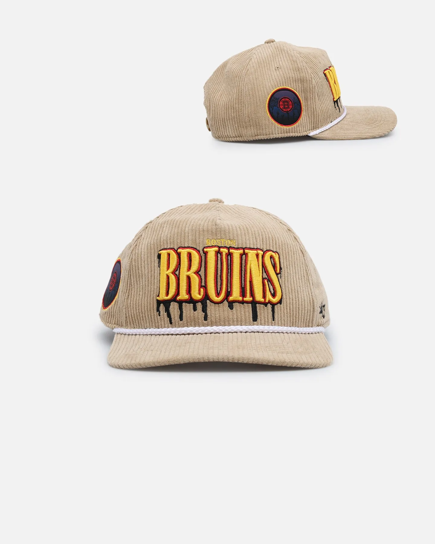 47 Brand Boston Bruins Slasher 47 Hitch Snapback Khaki