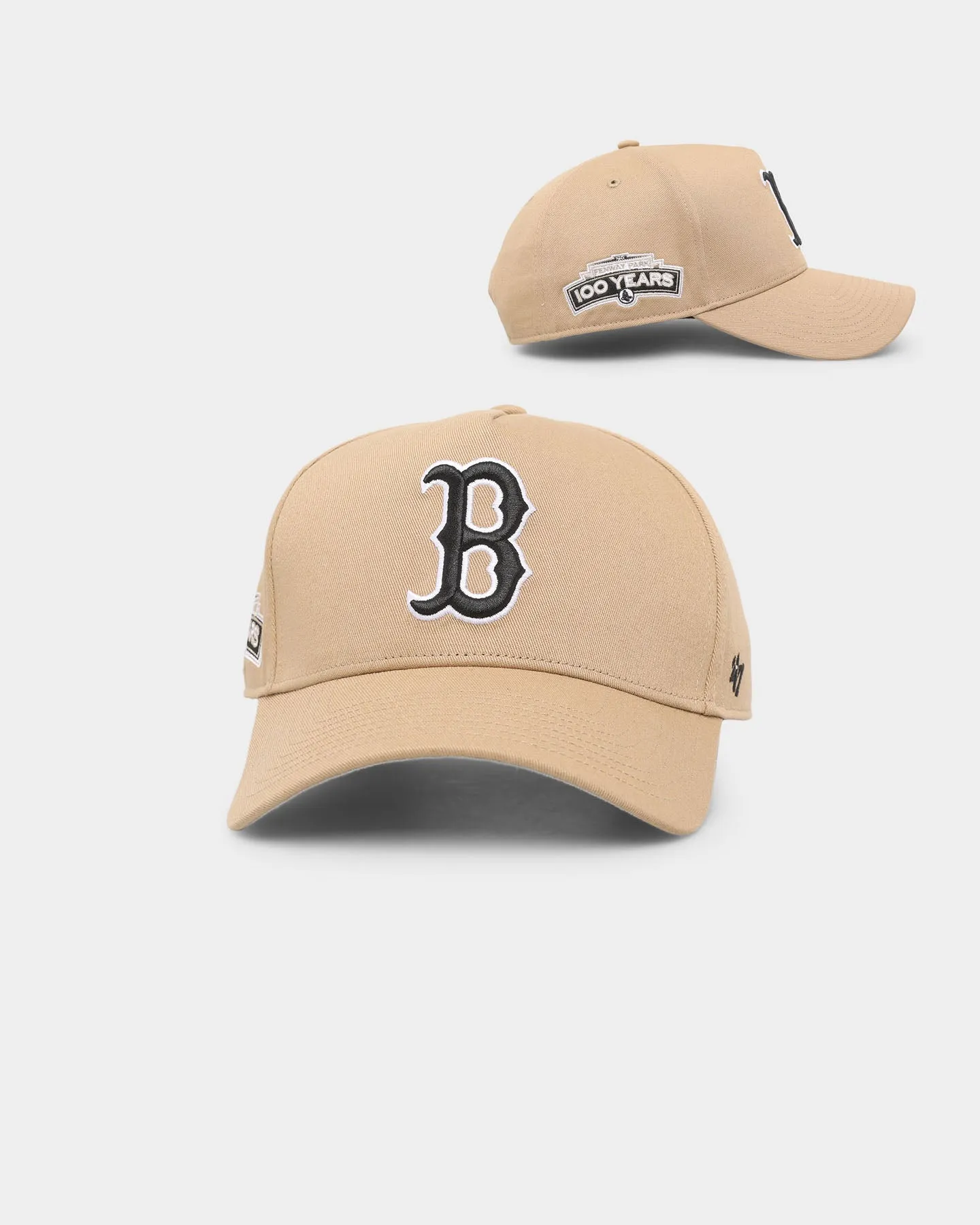 47 Brand Boston Red Sox 'Khaki Stadium' Sure Shot 47 MVP DT Snapback Khaki/Black