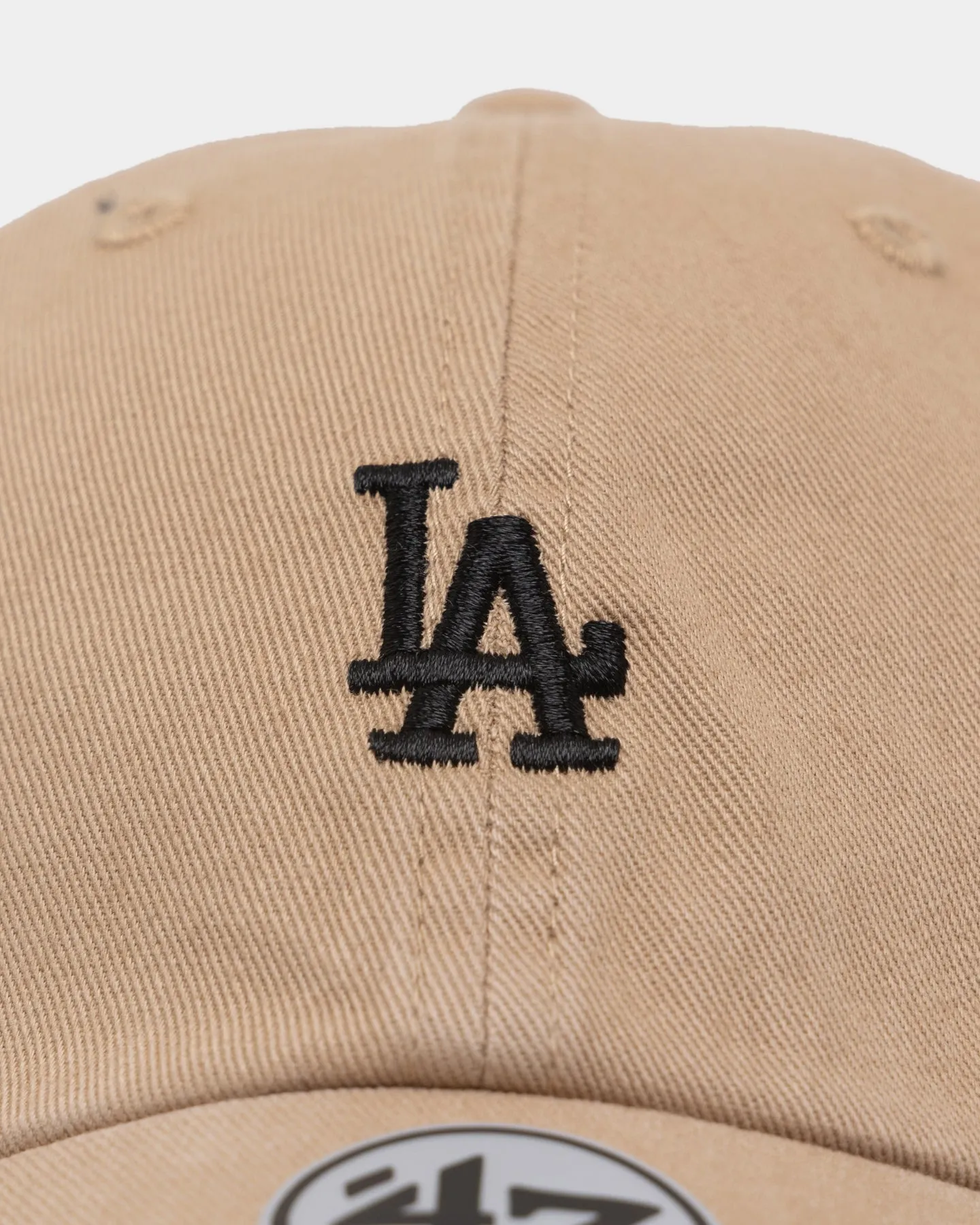 47 Brand Men's Los Angeles Dodgers '47 Clean Up Strapback Khaki