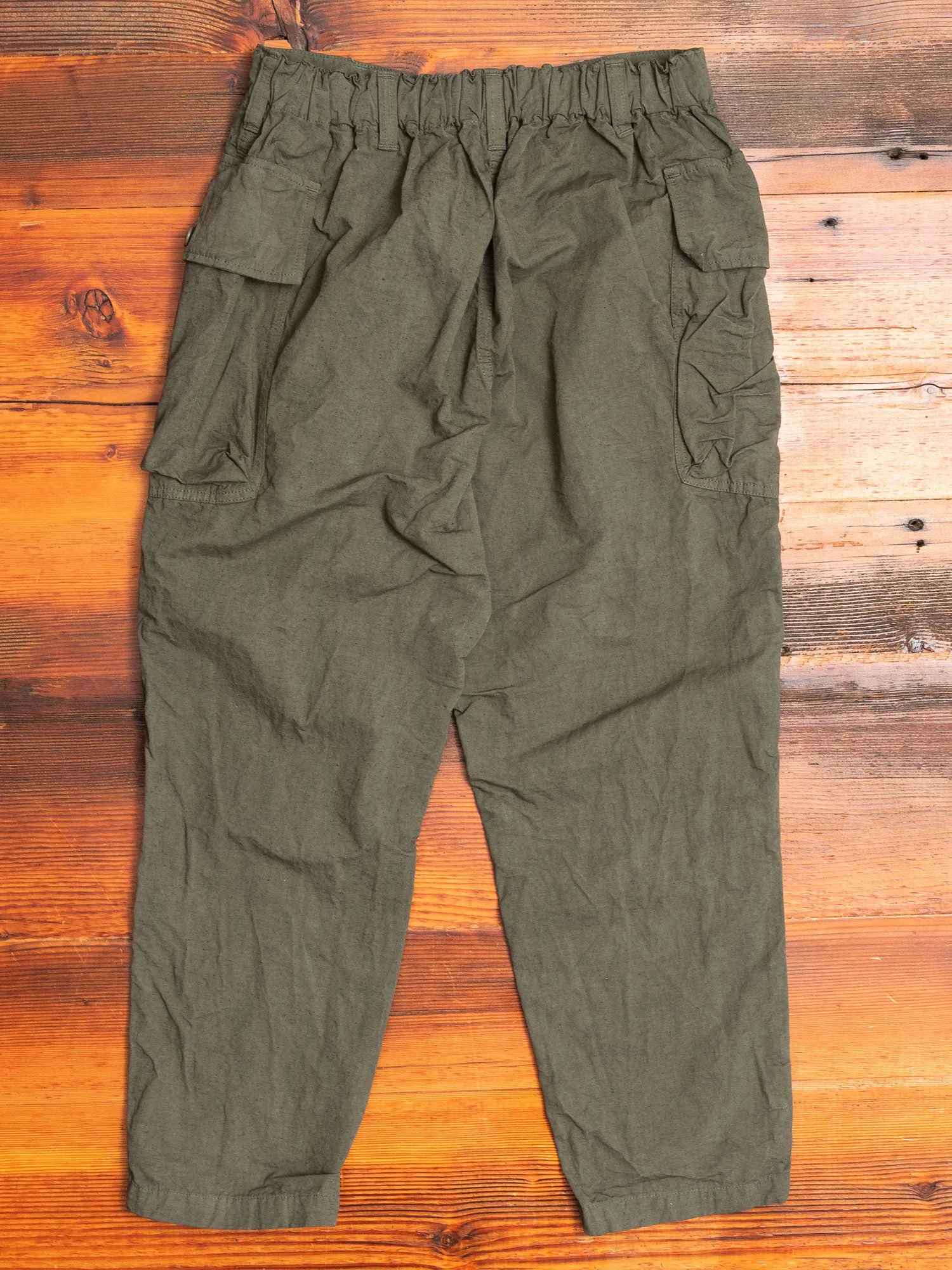 9/10 Hemp Military Pants in Khaki