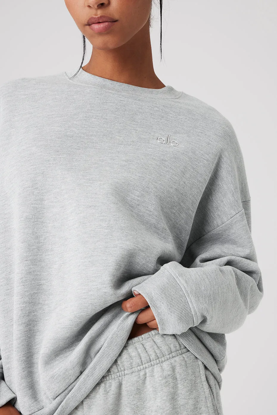 Accolade Crew Neck Pullover - Athletic Heather Grey