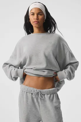 Accolade Crew Neck Pullover - Athletic Heather Grey