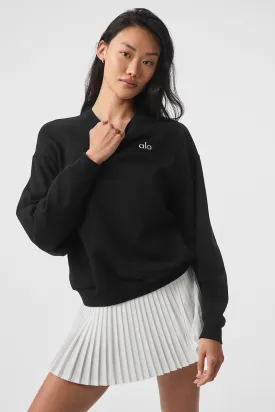 Accolade Crew Neck Pullover - Black