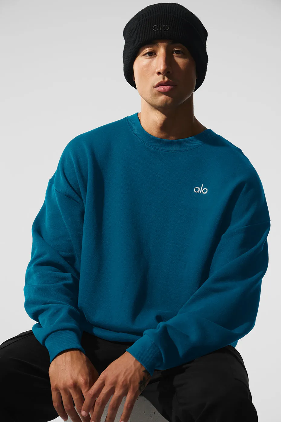 Accolade Crew Neck Pullover - Eclipse Blue