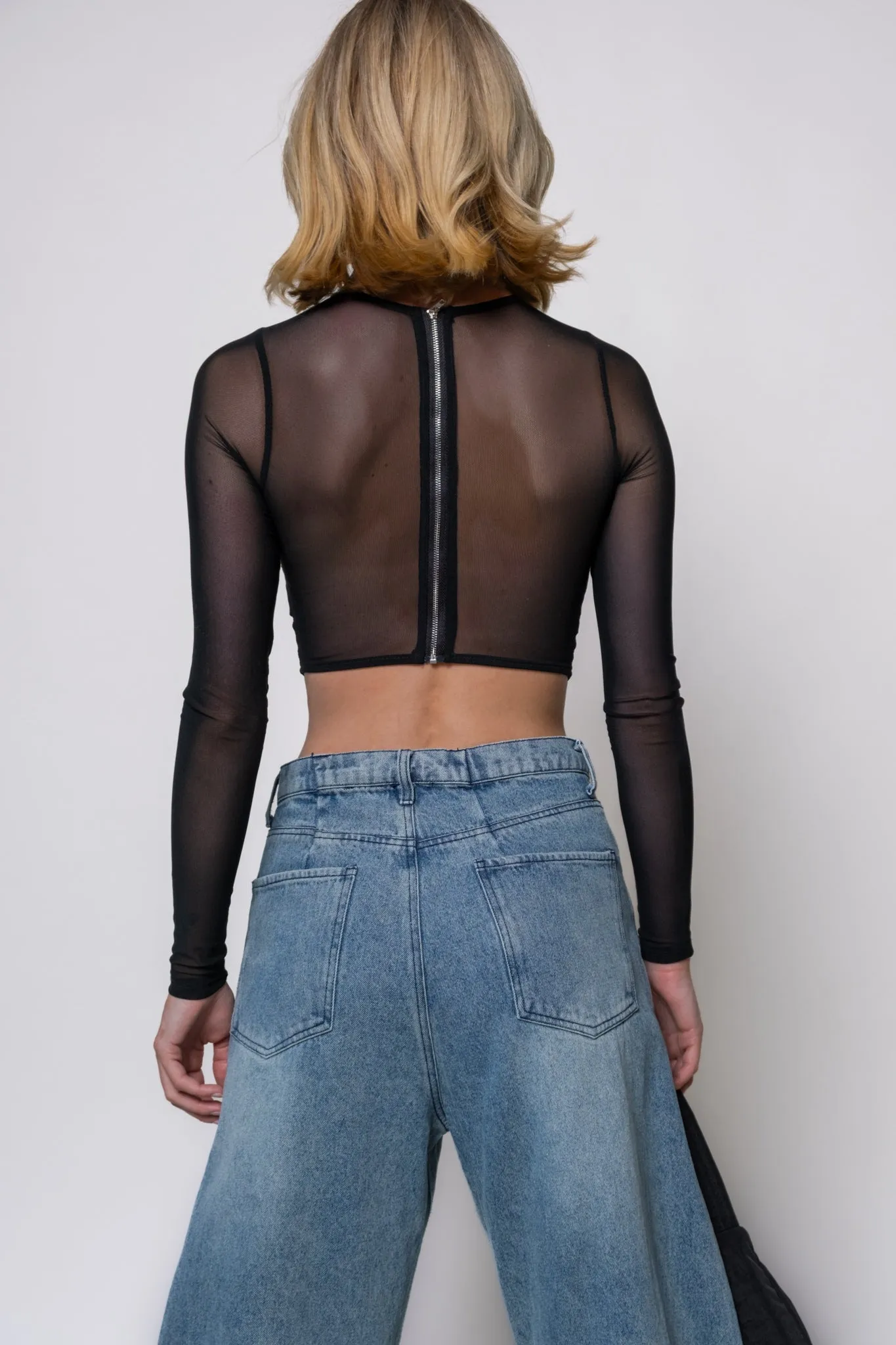 After Dark Mesh Corset Top