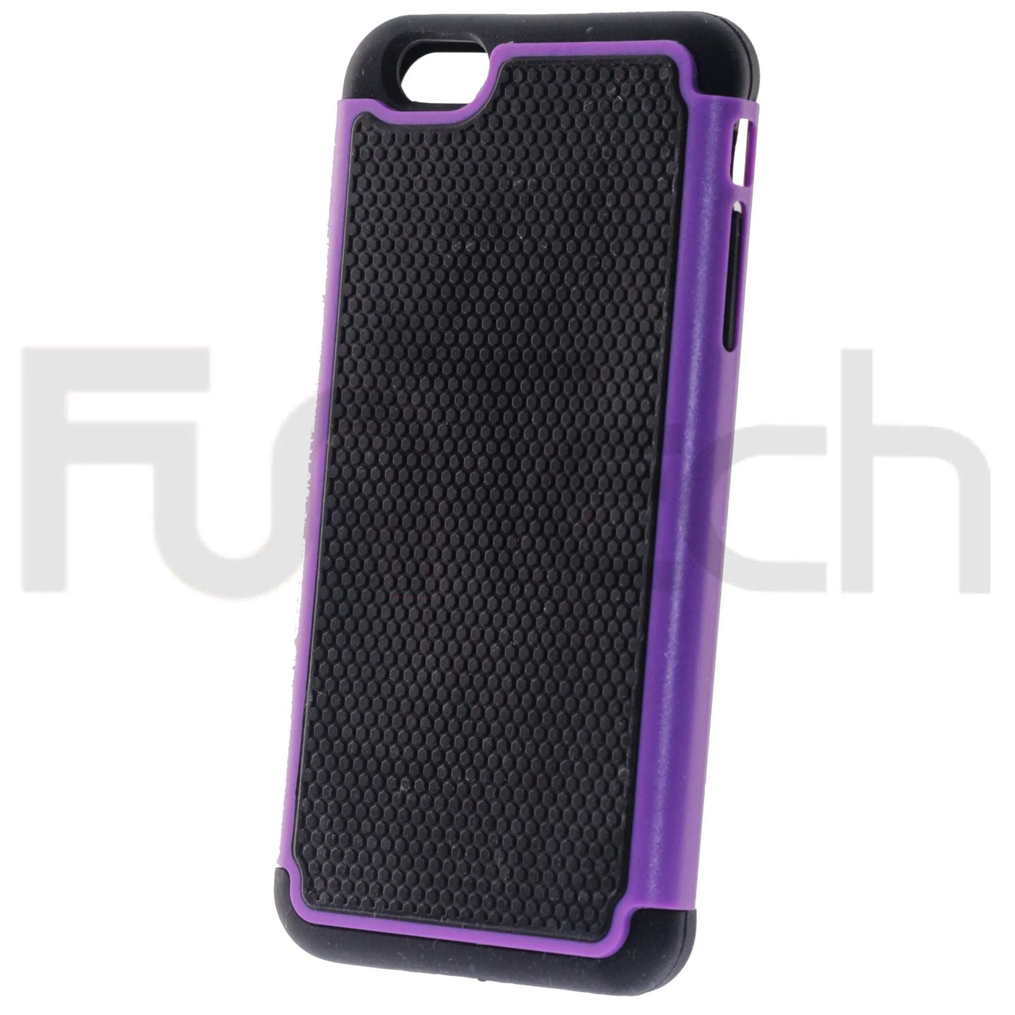 Apple iPhone 6 Plus / 6s Plus, Football Shockproof Case Purple