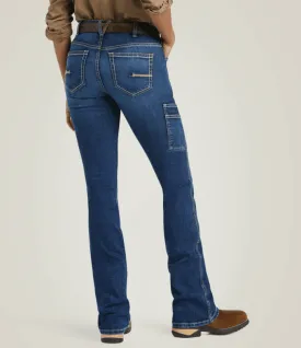 Ariat Women's Rebar Work Flex Perfect Rise Riveter Boot Cut Jeans 10039142