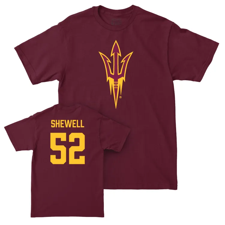 Arizona State Football Maroon Legacy Tee - Ian Shewell