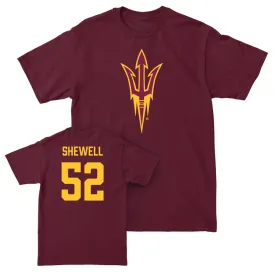 Arizona State Football Maroon Legacy Tee - Ian Shewell