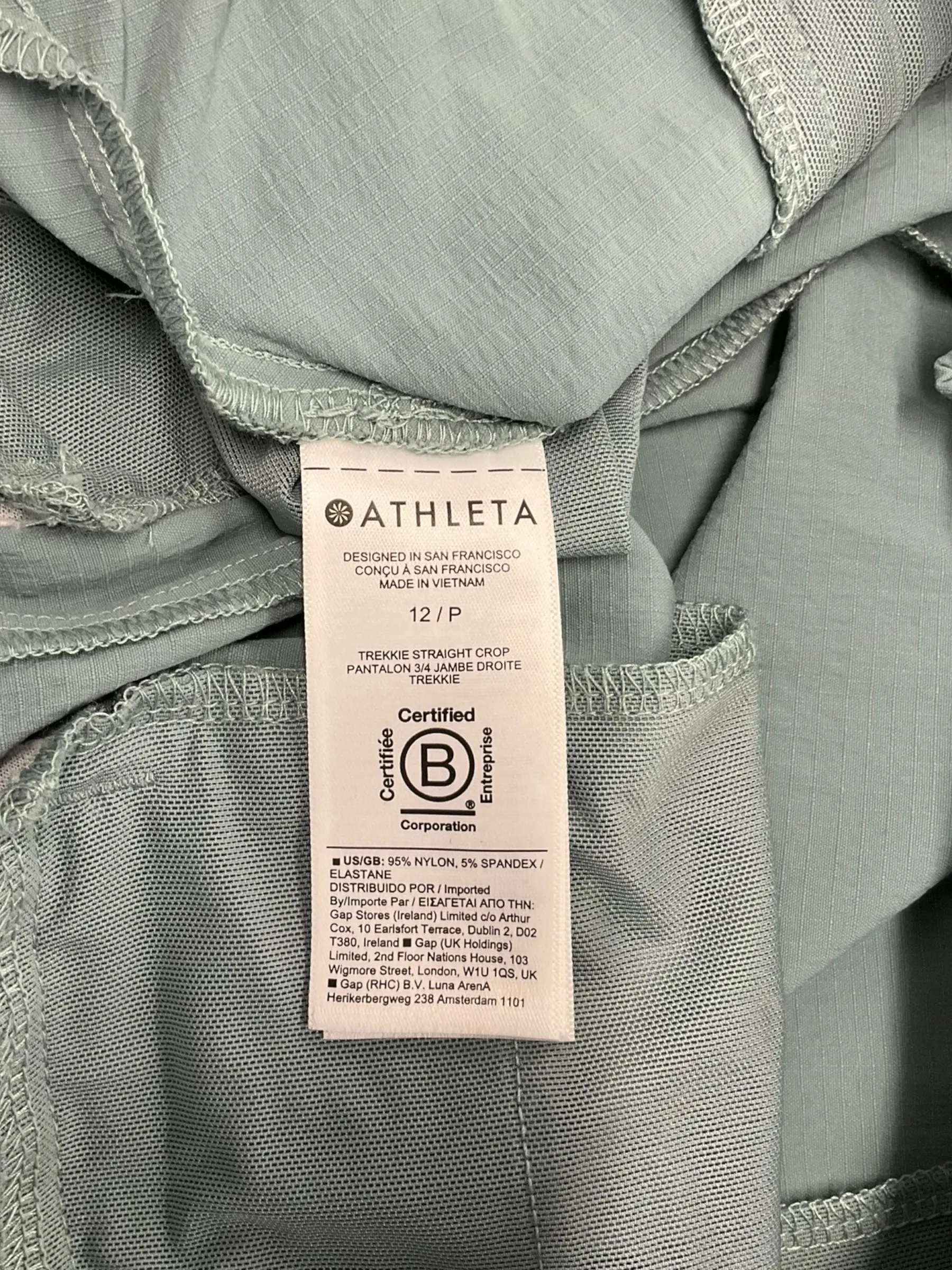 Athletic Pants By Athleta In Green, Size: L