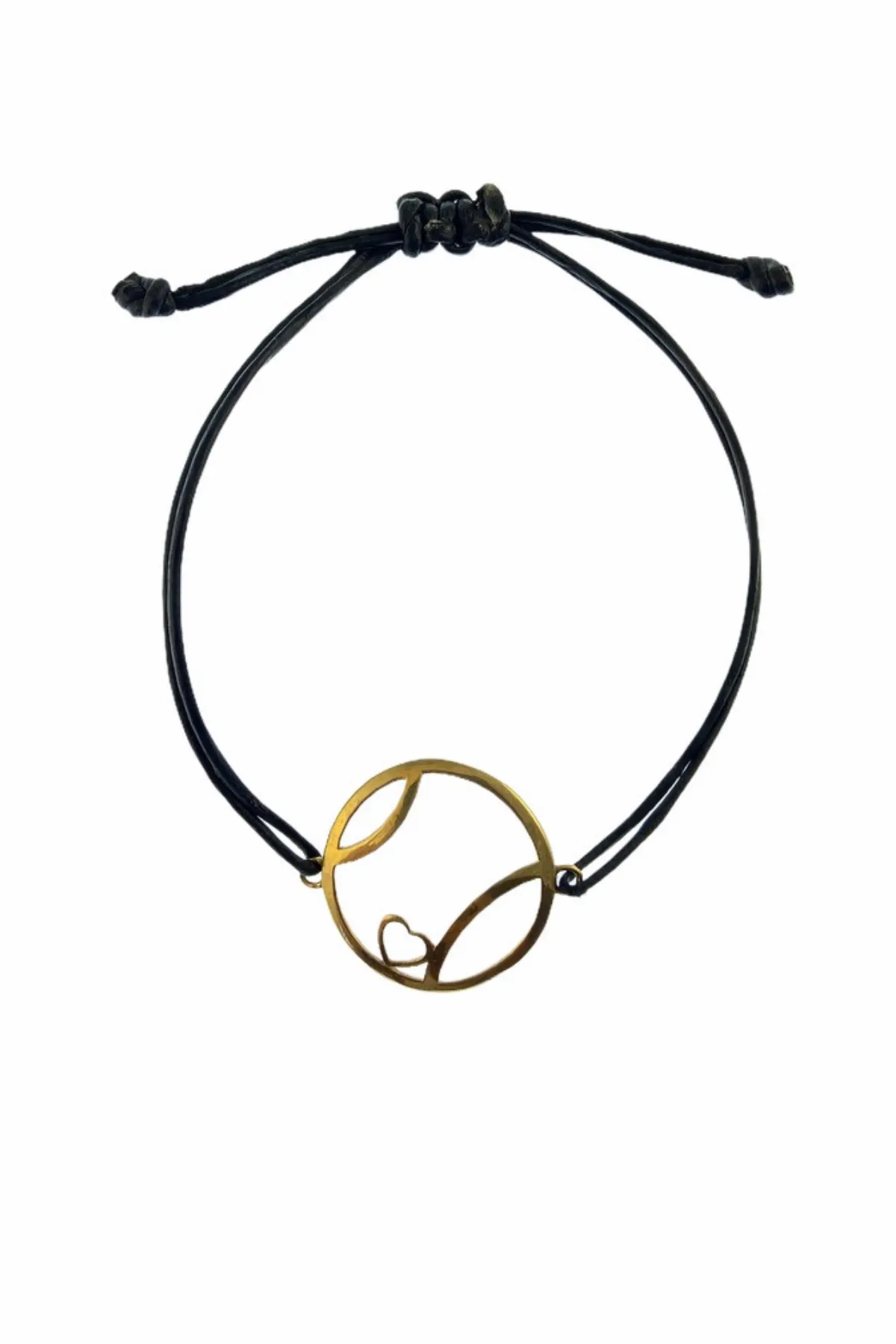 Ball   Heart Gold Bracelet