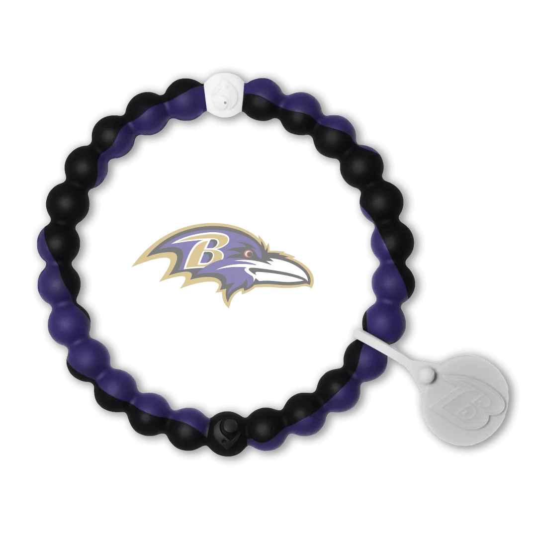 Baltimore Ravens Swirl Bracelet