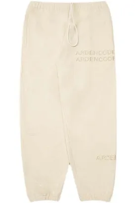 Beige Waist-Straps-Detail Sweatpants