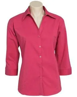 Biz Collection Womens Metro Shirt 3/4 Sleeve (LB7300)