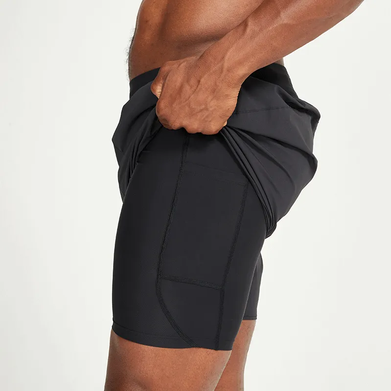 Black ANY-WEAR™ Logo Short | Smart Apparel