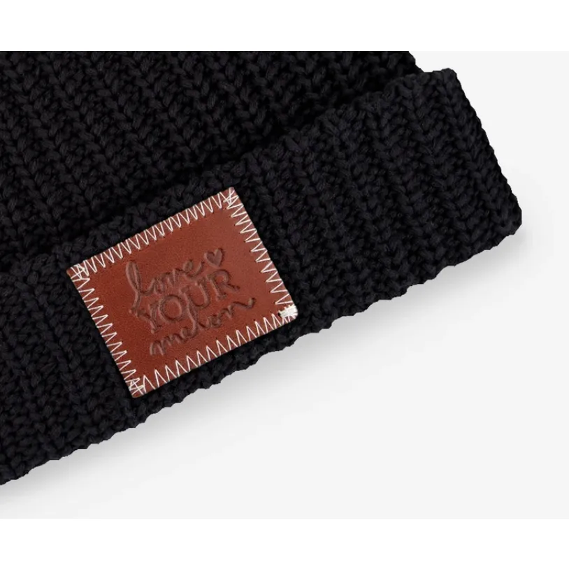 Black Cuffed Beanie