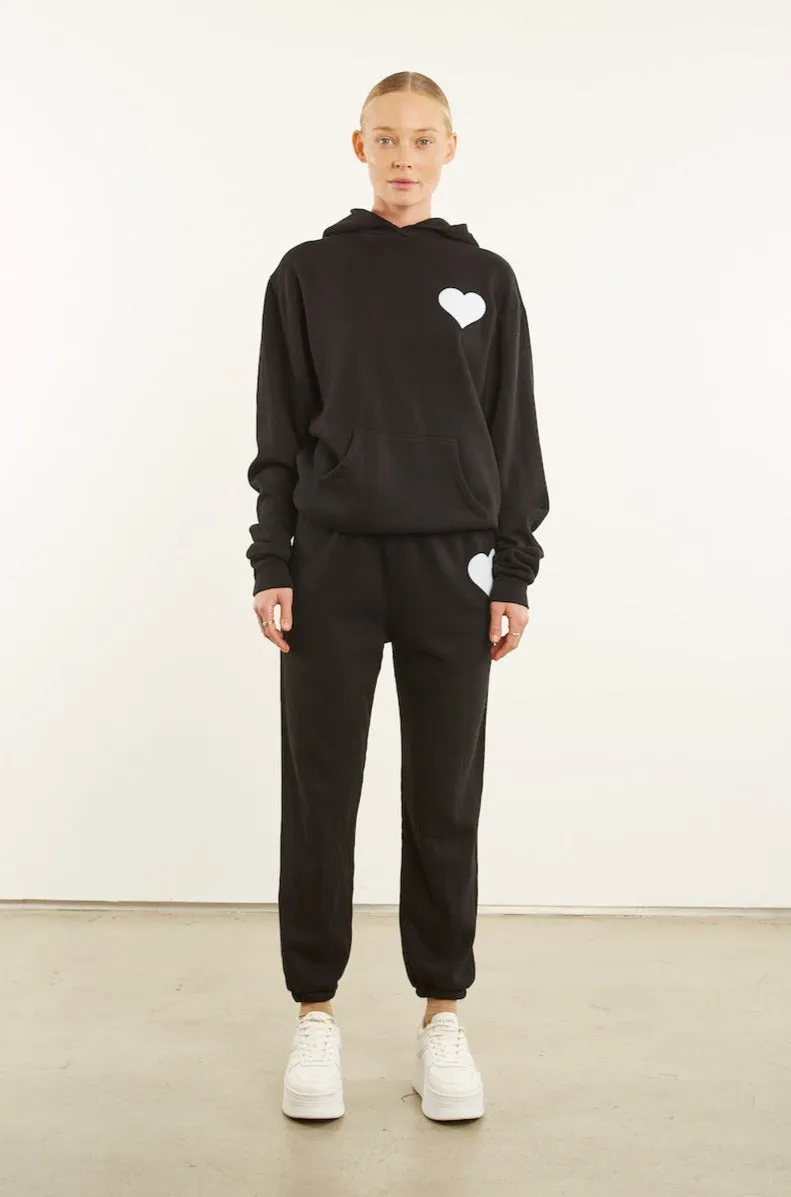 Black Heart Sweatpants