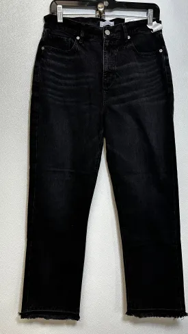 Black Jeans Cropped Loft, Size 6