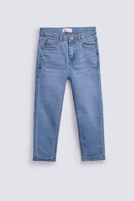 BOYS CONTRAST TRIM DENIM