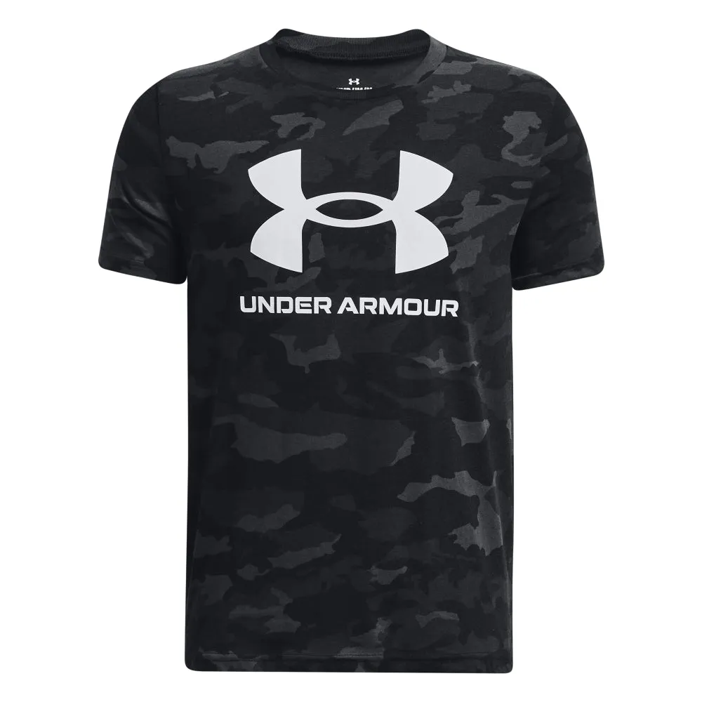 Boys' Under Armour Youth Sportstyle Logo T-Shirt