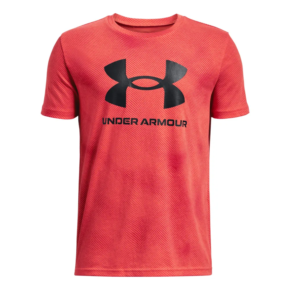 Boys' Under Armour Youth Sportstyle Logo T-Shirt