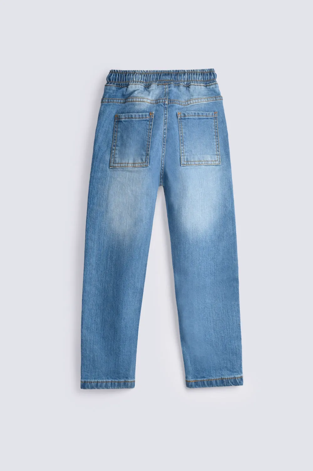 BOYS WAIST ELASTICATED DENIM