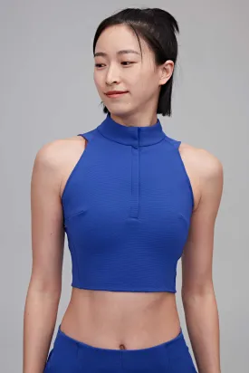 Breeze Half Zip Crop Top