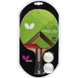 Butterfly Stayer 1800 Table Tennis set (1 TT Bat   2 Balls)