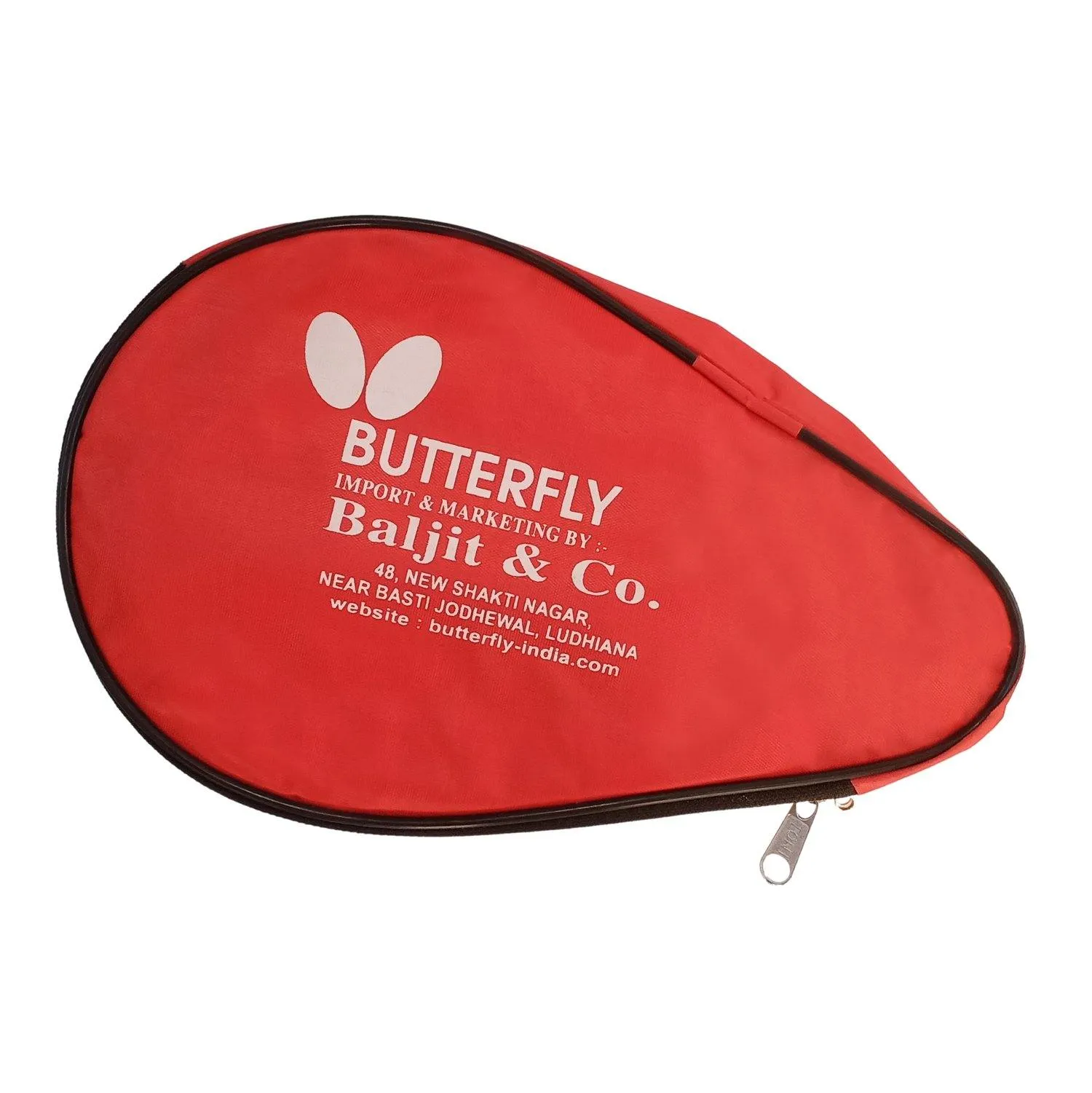 Butterfly Table Tennis Bat Cover - Red (Single)