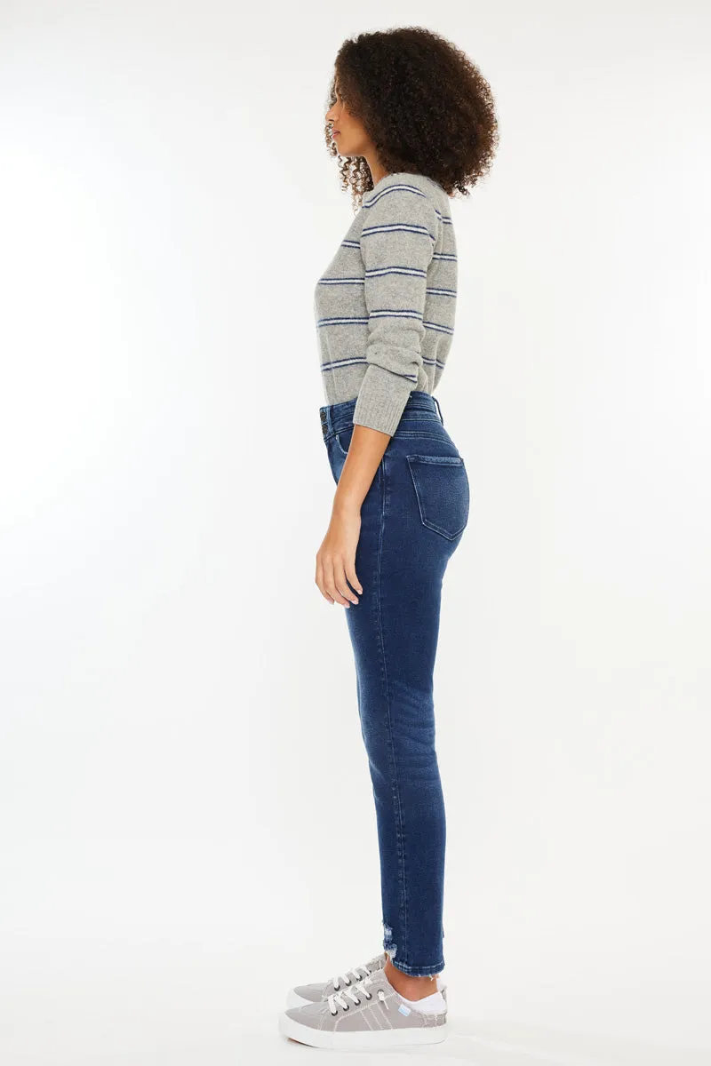 Cadence Ultra High Rise Slim Straight Leg Jeans