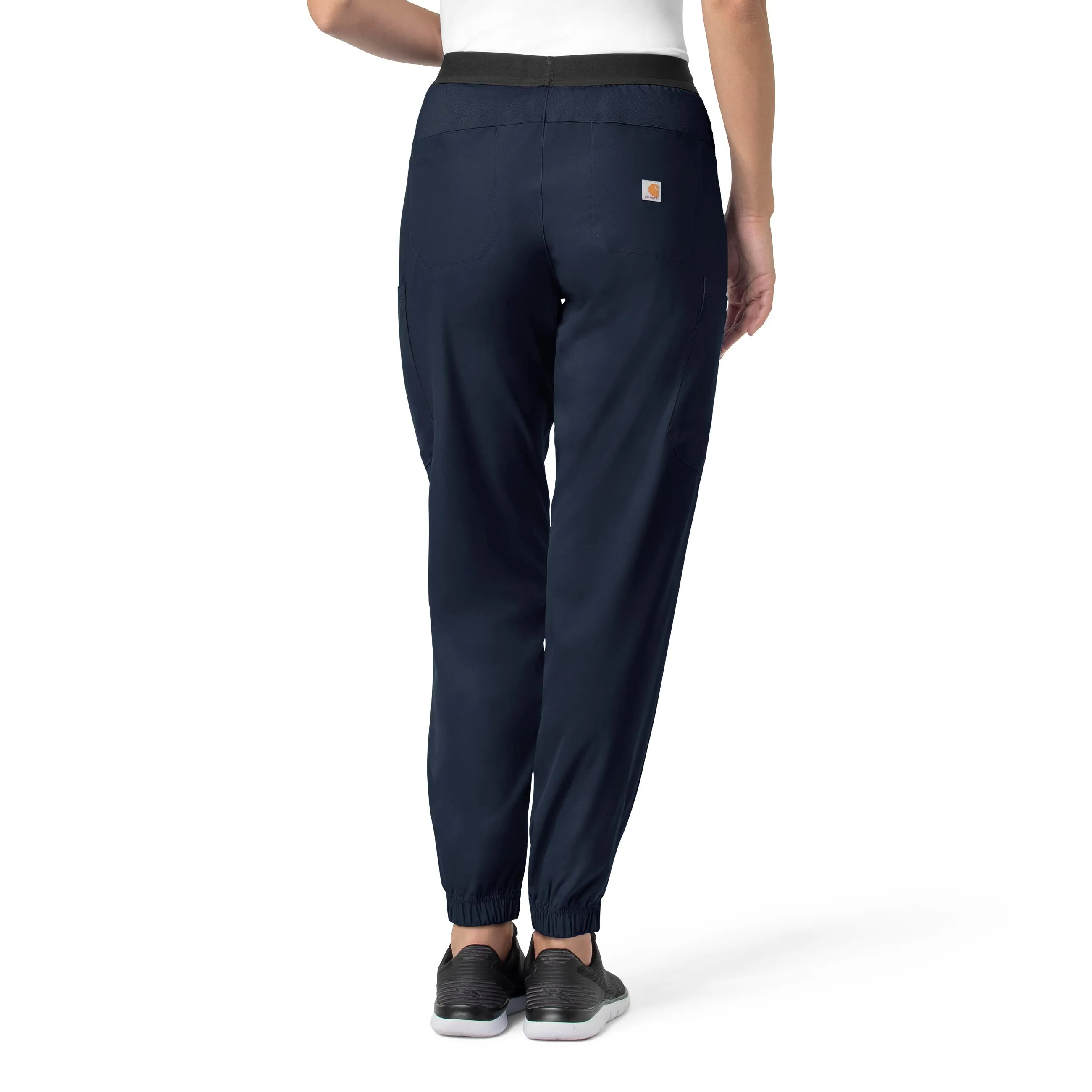 Carhartt Force Liberty Women's Comfort Cargo Jogger Scrub Pant - Navy